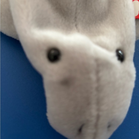 Rare 1995 Retired Ty Beanie Baby Manny The Manatee - Picture 2 of 5